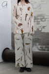 Archivio J.M.Ribot Natural dyed trousers PA30/W/EP